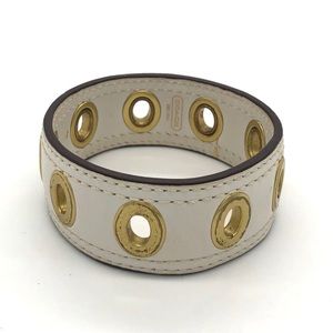 Coach leather bracelet